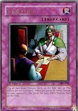 Ceasefire (PSV-030) - Pharaoh's Servant 1st Edition - Premium Yugioh Single from Konami - Just $9.44! Shop now at Game Crave Tournament Store
