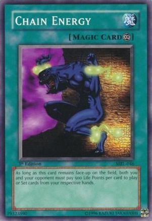Chain Energy (MRL-046) - Magic Ruler 1st Edition - Premium Yugioh Single from Konami - Just $0.90! Shop now at Game Crave Tournament Store