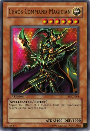 Chaos Command Magician (MFC-068) - Magician's Force 1st Edition - Premium Yugioh Single from Konami - Just $22.74! Shop now at Game Crave Tournament Store