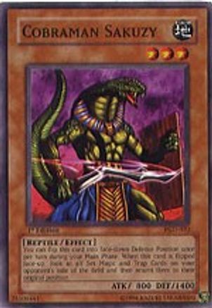 Cobraman Sakuzy (PGD-032) - Pharaonic Guardian Unlimited - Premium Yugioh Single from Konami - Just $0.56! Shop now at Game Crave Tournament Store