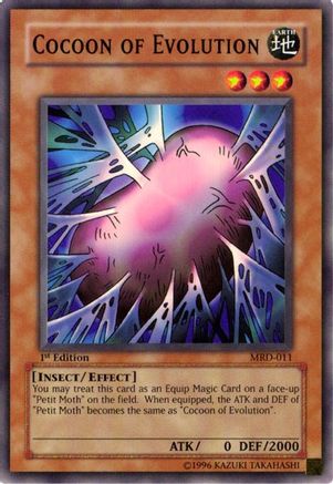 Cocoon of Evolution (MRD-011) - Metal Raiders Unlimited - Premium Yugioh Single from Konami - Just $0.28! Shop now at Game Crave Tournament Store