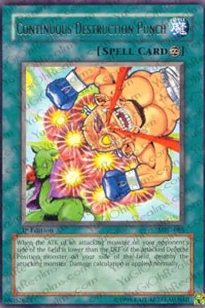 Continuous Destruction Punch (MFC-085) - Magician's Force Unlimited - Premium Yugioh Single from Konami - Just $0.25! Shop now at Game Crave Tournament Store