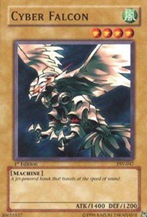 Cyber Falcon (PSV-047) - Pharaoh's Servant 1st Edition - Premium Yugioh Single from Konami - Just $0.26! Shop now at Game Crave Tournament Store