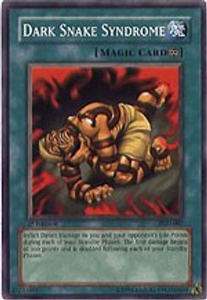Dark Snake Syndrome (PGD-087) - Pharaonic Guardian Unlimited - Premium Yugioh Single from Konami - Just $0.25! Shop now at Game Crave Tournament Store