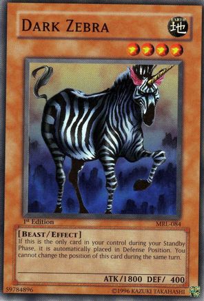 Dark Zebra (MRL-084) - Magic Ruler 1st Edition - Premium Yugioh Single from Konami - Just $0.25! Shop now at Game Crave Tournament Store