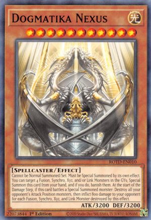 Dogmatika Nexus (ROTD-EN010) - Rise of the Duelist 1st Edition - Premium Yugioh Single from Konami - Just $0.25! Shop now at Game Crave Tournament Store