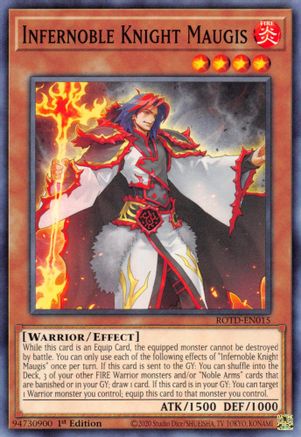 Infernoble Knight Maugis (ROTD-EN015) - Rise of the Duelist 1st Edition - Premium Yugioh Single from Konami - Just $0.25! Shop now at Game Crave Tournament Store