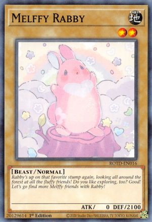 Melffy Rabby (ROTD-EN016) - Rise of the Duelist 1st Edition - Premium Yugioh Single from Konami - Just $0.25! Shop now at Game Crave Tournament Store