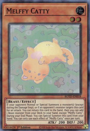Melffy Catty (ROTD-EN018) - Rise of the Duelist 1st Edition - Premium Yugioh Single from Konami - Just $0.63! Shop now at Game Crave Tournament Store