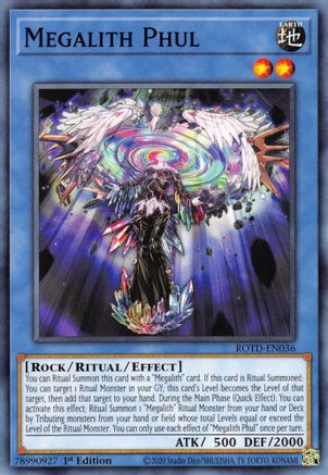Megalith Phul (ROTD-EN036) - Rise of the Duelist 1st Edition - Premium Yugioh Single from Konami - Just $0.23! Shop now at Game Crave Tournament Store