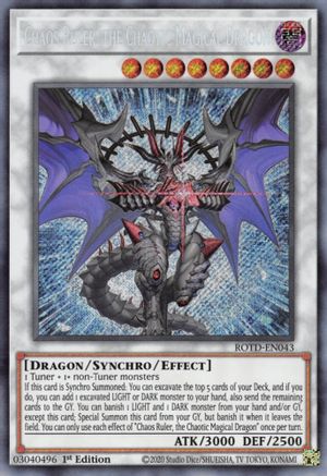 Chaos Ruler, the Chaotic Magical Dragon (ROTD-EN043) - Rise of the Duelist 1st Edition - Premium Yugioh Single from Konami - Just $1.68! Shop now at Game Crave Tournament Store