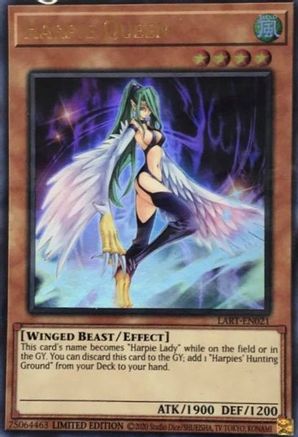 Harpie Queen (LART-EN021) - The Lost Art Promotion Limited - Premium Yugioh Single from Konami - Just $3.57! Shop now at Game Crave Tournament Store