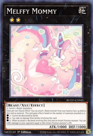 Melffy Mommy (ROTD-EN045) - Rise of the Duelist 1st Edition - Premium Yugioh Single from Konami - Just $0.25! Shop now at Game Crave Tournament Store