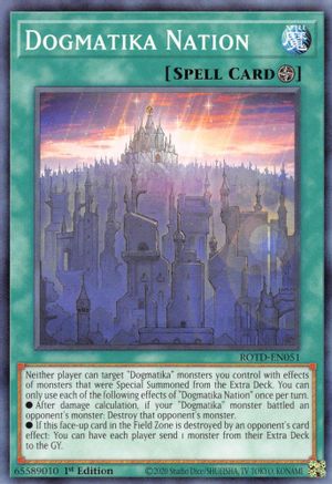 Dogmatika Nation (ROTD-EN051) - Rise of the Duelist 1st Edition - Premium Yugioh Single from Konami - Just $0.25! Shop now at Game Crave Tournament Store