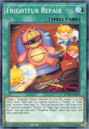 Frightfur Repair (ROTD-EN058) - Rise of the Duelist 1st Edition - Premium Yugioh Single from Konami - Just $0.25! Shop now at Game Crave Tournament Store