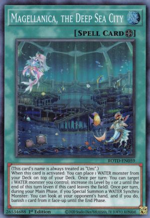 Magellanica, the Deep Sea City (ROTD-EN059) - Rise of the Duelist 1st Edition - Premium Yugioh Single from Konami - Just $0.26! Shop now at Game Crave Tournament Store