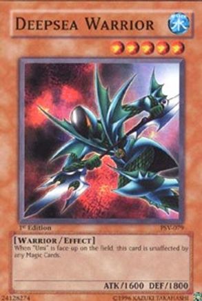 Deepsea Warrior (PSV-079) - Pharaoh's Servant 1st Edition - Premium Yugioh Single from Konami - Just $0.25! Shop now at Game Crave Tournament Store