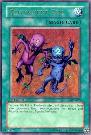 Delinquent Duo (MRL-039) - Magic Ruler Unlimited - Premium Yugioh Single from Konami - Just $22.98! Shop now at Game Crave Tournament Store