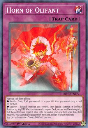 Horn of Olifant (ROTD-EN072) - Rise of the Duelist 1st Edition - Premium Yugioh Single from Konami - Just $0.25! Shop now at Game Crave Tournament Store