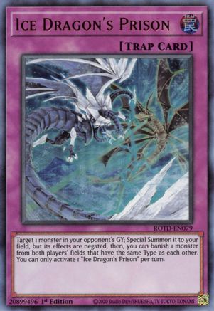 Ice Dragon's Prison (ROTD-EN079) - Rise of the Duelist 1st Edition - Premium Yugioh Single from Konami - Just $0.45! Shop now at Game Crave Tournament Store