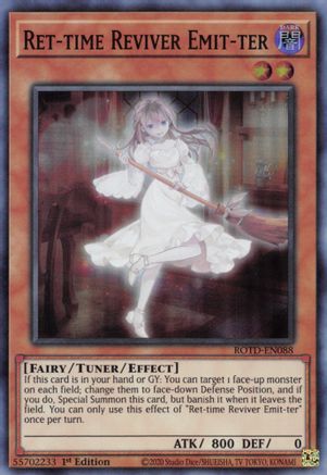 Ret-time Reviver Emit-ter (ROTD-EN088) - Rise of the Duelist 1st Edition - Premium Yugioh Single from Konami - Just $0.29! Shop now at Game Crave Tournament Store