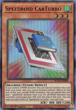 Speedroid CarTurbo (ROTD-EN090) - Rise of the Duelist 1st Edition - Premium Yugioh Single from Konami - Just $2.27! Shop now at Game Crave Tournament Store