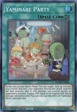Yaminabe Party (ROTD-EN098) - Rise of the Duelist 1st Edition - Premium Yugioh Single from Konami - Just $0.25! Shop now at Game Crave Tournament Store