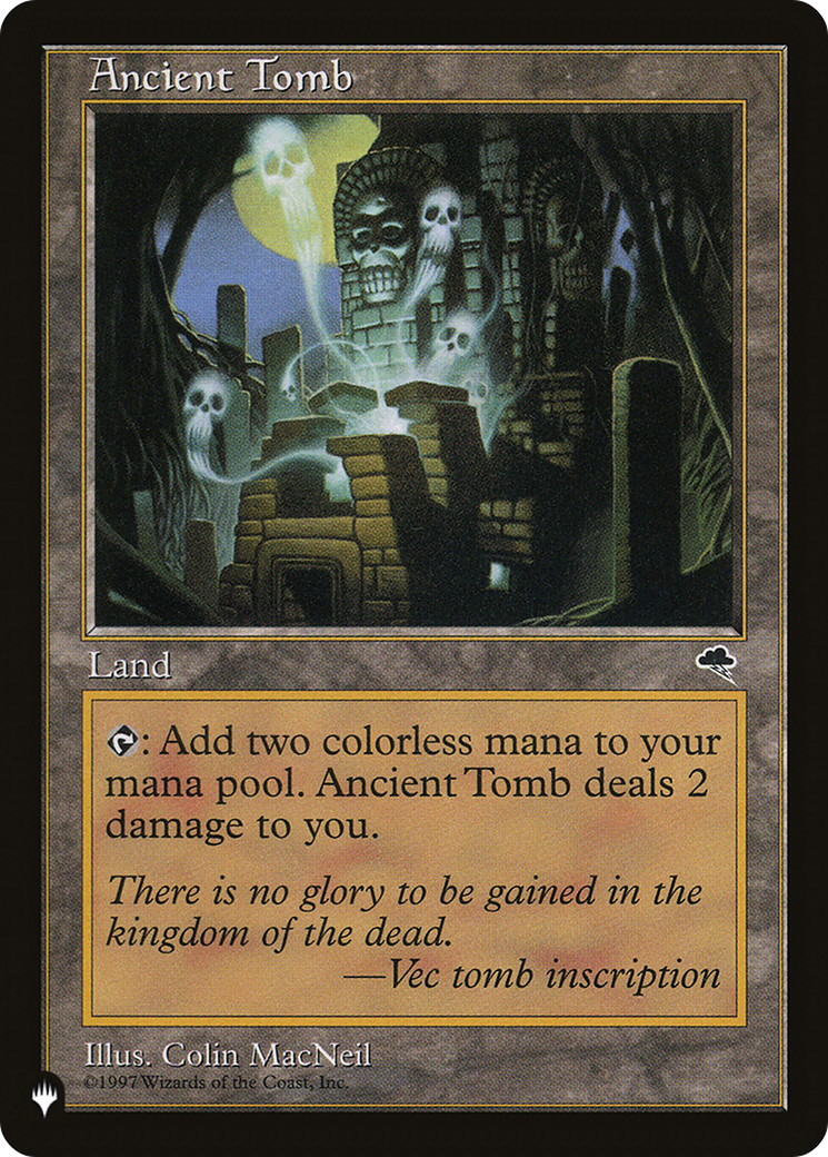 Ancient Tomb (PLIST-574) - The List - Premium MTG Single from Wizards of the Coast - Just $21.14! Shop now at Game Crave Tournament Store