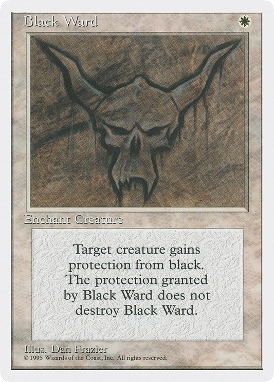 Black Ward (4ED-008) - Fourth Edition - Premium MTG Single from Wizards of the Coast - Just $0.08! Shop now at Game Crave Tournament Store