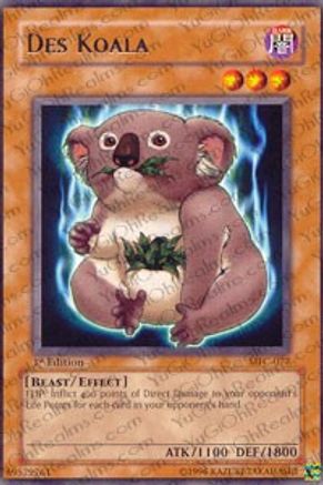 Des Koala (MFC-077) - Magician's Force 1st Edition - Premium Yugioh Single from Konami - Just $4.20! Shop now at Game Crave Tournament Store