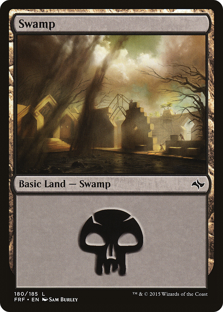 Swamp (FRF-180) - Fate Reforged - Premium MTG Single from Wizards of the Coast - Just $0.25! Shop now at Game Crave Tournament Store