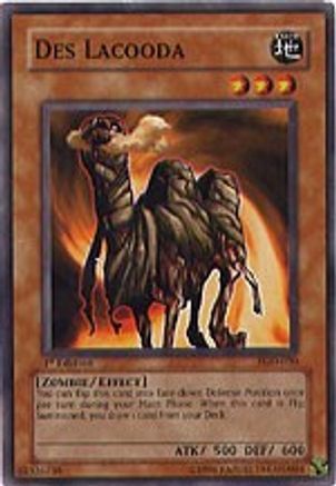 Des Lacooda (PGD-030) - Pharaonic Guardian 1st Edition - Premium Yugioh Single from Konami - Just $0.11! Shop now at Game Crave Tournament Store