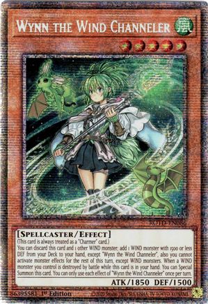 Wynn the Wind Channeler (Starlight Rare) (ROTD-EN086) - Rise of the Duelist 1st Edition - Premium Yugioh Single from Konami - Just $31.96! Shop now at Game Crave Tournament Store