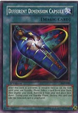 Different Dimension Capsule (PGD-083) - Pharaonic Guardian Unlimited - Premium Yugioh Single from Konami - Just $0.26! Shop now at Game Crave Tournament Store