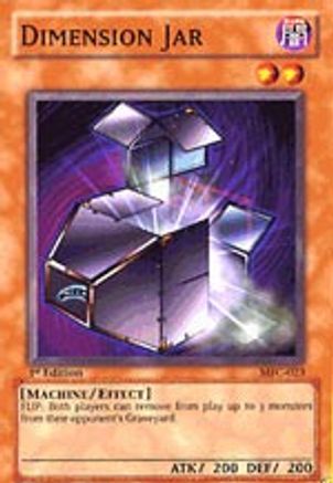 Dimension Jar (MFC-023) - Magician's Force 1st Edition - Premium Yugioh Single from Konami - Just $0.51! Shop now at Game Crave Tournament Store