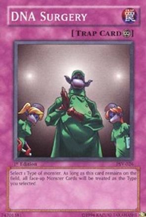 DNA Surgery (PSV-026) - Pharaoh's Servant 1st Edition - Premium Yugioh Single from Konami - Just $2.82! Shop now at Game Crave Tournament Store