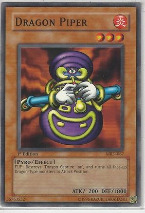 Dragon Piper (MRD-067) - Metal Raiders 1st Edition - Premium Yugioh Single from Konami - Just $1.94! Shop now at Game Crave Tournament Store