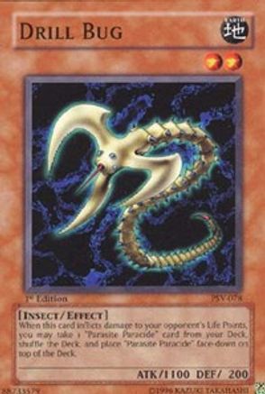 Drill Bug (PSV-078) - Pharaoh's Servant 1st Edition - Premium Yugioh Single from Konami - Just $0.08! Shop now at Game Crave Tournament Store