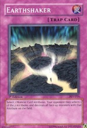 Earthshaker (PSV-014) - Pharaoh's Servant 1st Edition - Premium Yugioh Single from Konami - Just $0.25! Shop now at Game Crave Tournament Store