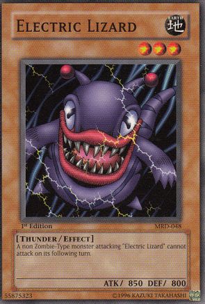 Electric Lizard (MRD-048) - Metal Raiders Unlimited - Premium Yugioh Single from Konami - Just $0.25! Shop now at Game Crave Tournament Store
