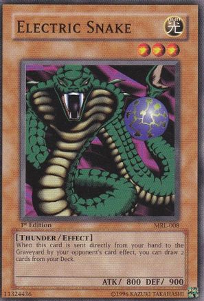 Electric Snake (MRL-008) - Magic Ruler 1st Edition - Premium Yugioh Single from Konami - Just $0.26! Shop now at Game Crave Tournament Store