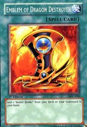 Emblem of Dragon Destroyer (MFC-090) - Magician's Force 1st Edition - Premium Yugioh Single from Konami - Just $0.51! Shop now at Game Crave Tournament Store