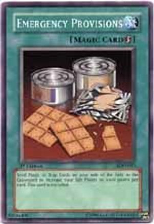 Emergency Provisions (LOD-033) - Legacy of Darkness Unlimited - Premium Yugioh Single from Konami - Just $0.59! Shop now at Game Crave Tournament Store