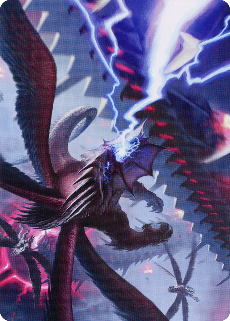 Defiant Thundermaw // Defiant Thundermaw (AMOM-035) - March of the Machine Art Series (Borderless) Foil - Premium MTG Single from Wizards of the Coast - Just $0! Shop now at Game Crave Tournament Store