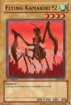 Flying Kamakiri #2 (PSV-048) - Pharaoh's Servant Unlimited - Premium Yugioh Single from Konami - Just $0.25! Shop now at Game Crave Tournament Store