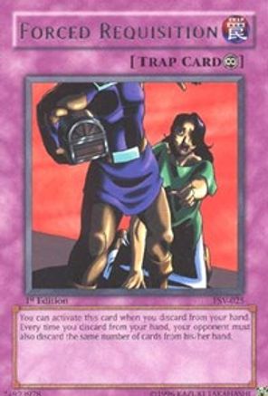 Forced Requisition (PSV-025) - Pharaoh's Servant 1st Edition - Premium Yugioh Single from Konami - Just $0.74! Shop now at Game Crave Tournament Store