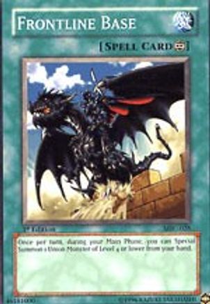 Frontline Base (MFC-028) - Magician's Force 1st Edition - Premium Yugioh Single from Konami - Just $0.46! Shop now at Game Crave Tournament Store