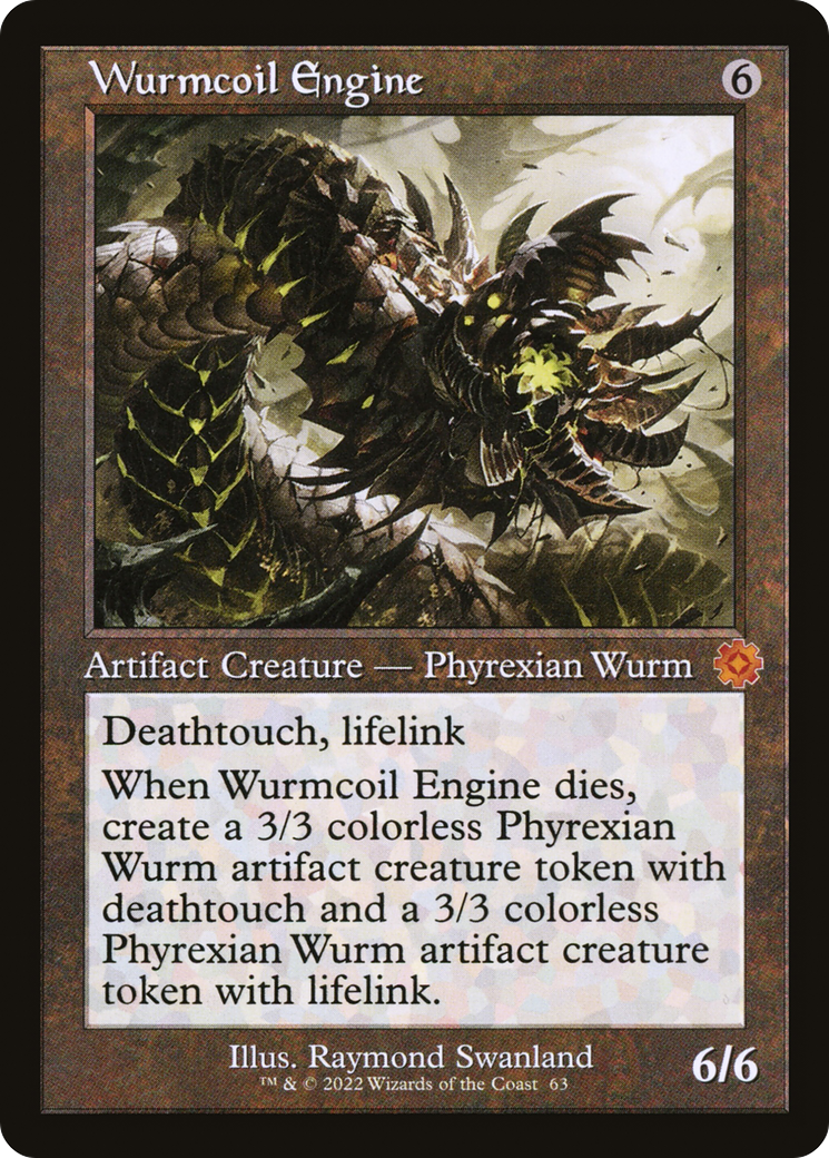 Wurmcoil Engine (BRR-063) - The Brothers' War Retro Artifacts Foil - Premium MTG Single from Wizards of the Coast - Just $2.64! Shop now at Game Crave Tournament Store