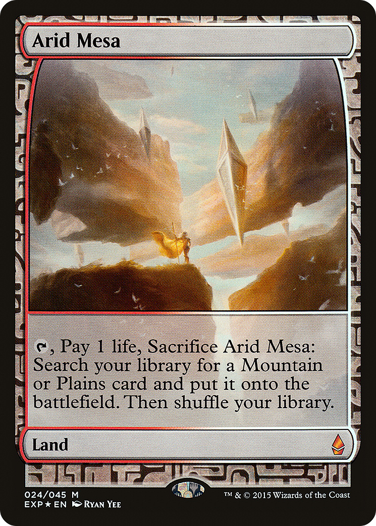 Arid Mesa (EXP-024) - Zendikar Expeditions Foil - Premium MTG Single from Wizards of the Coast - Just $30.31! Shop now at Game Crave Tournament Store