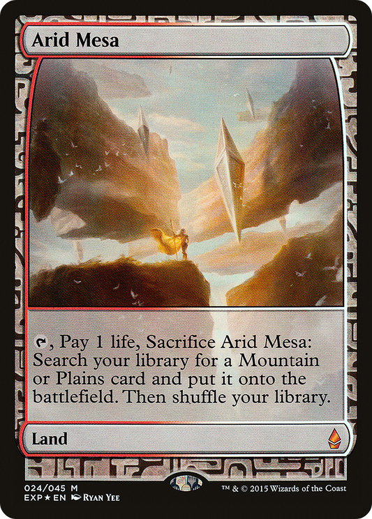 Arid Mesa (EXP-024) - Zendikar Expeditions Foil - Premium MTG Single from Wizards of the Coast - Just $30.31! Shop now at Game Crave Tournament Store